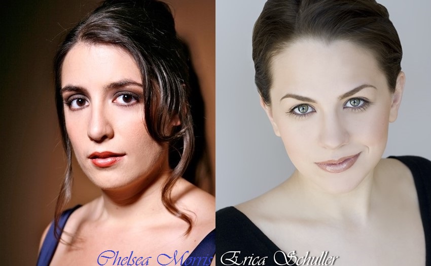 Sopranos CHELSEA MORRIS and ERICA SCHULLER, appearing with GLB on 28 February 2016 [Photos &copy; by Chelsea Morris & Erica Schuller; used with permission]